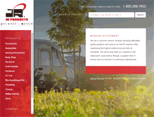 Tablet Screenshot of jrproducts.net